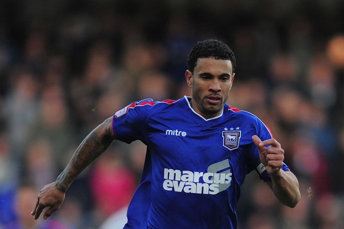 Carlos Edwards of Ipswich Town in action during the npower Championship match between Ipswich Town and Sheffield Wednesday at Portman Road on October 27, 2012 in Ipswich, England. (Photo by Jamie McDonald/Getty Images)