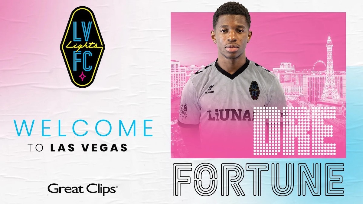 Las Vegas Lights signs veteran free agent midfielder Dre Fortune
