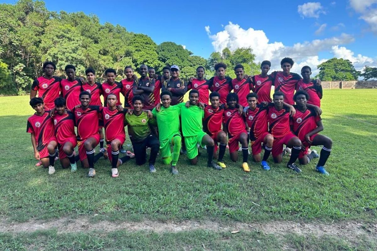 Hillview College's championship football team