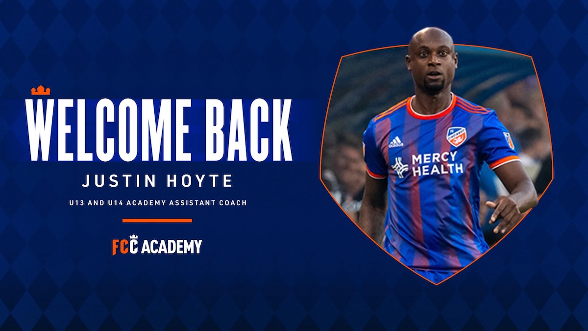 Justin Hoyte joins FC Cincinnati Academy staff in assistant coaching role