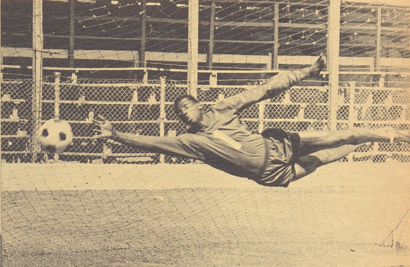 Lincoln in goal for Baltimore Bays (Photo - nasljerseys.com)