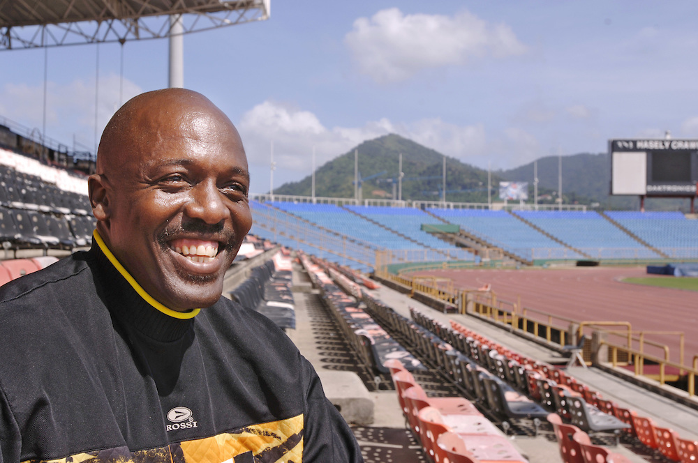 Michael Maurice at the Hasely Crawford Stadium