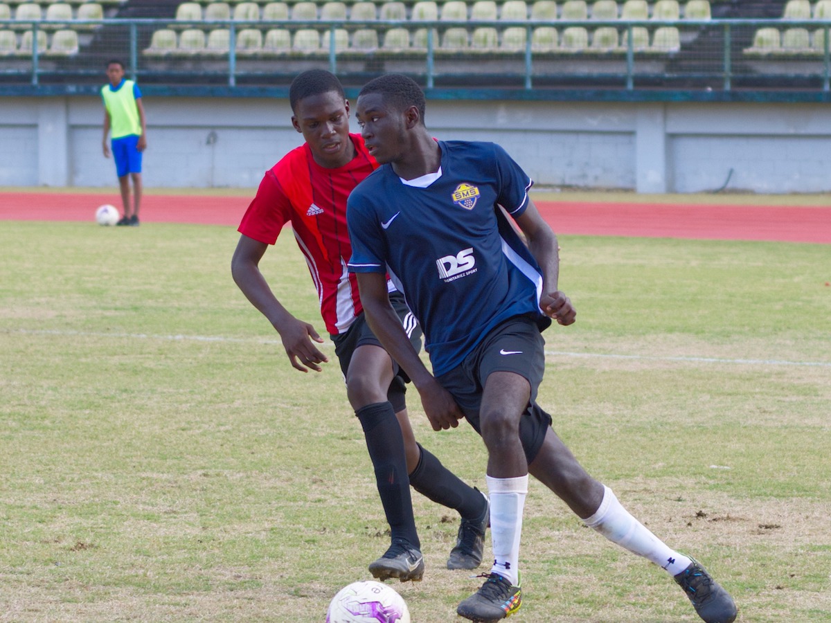 Soccer Made Simple vs Eagles FC at Larry Gomes Stadium on February 4th 2023.