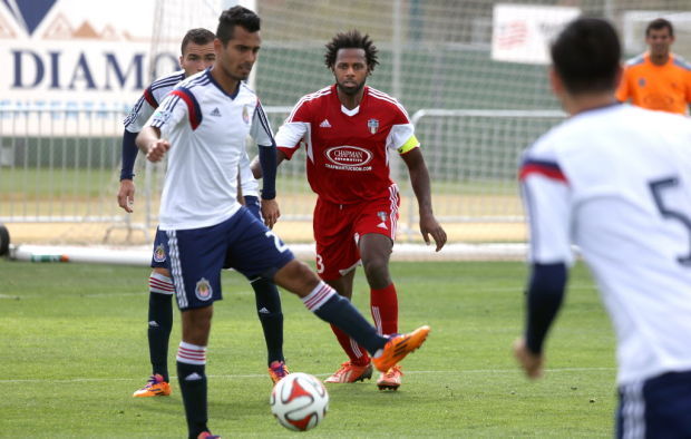 Kareem Smith at FC Tucson vs Chivas USA