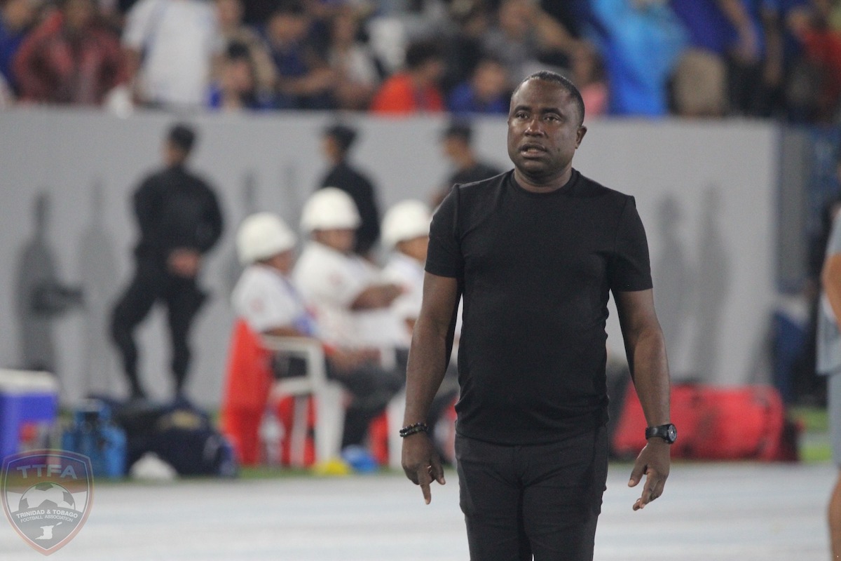 Trinidad and Tobago Head Coach looks on during a Concacaf Nations League encounter against El Salvador at Estadio Jorge "El Mágico" González, San Salvador, El Salvador on Sunday, September 10th 2023.