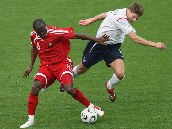 #8 Cyd Gray vs England's Steven Gerrard