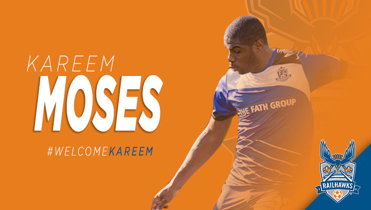 Carolina Railhawks welcomes Kareem Moses