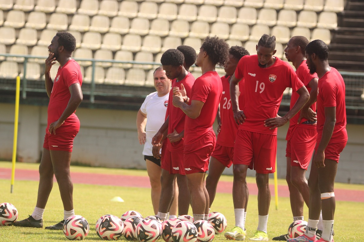 Trinidad and Tobago train at the Larry Gomes Stadium, Malabar on Saturday, November 16th 2024.