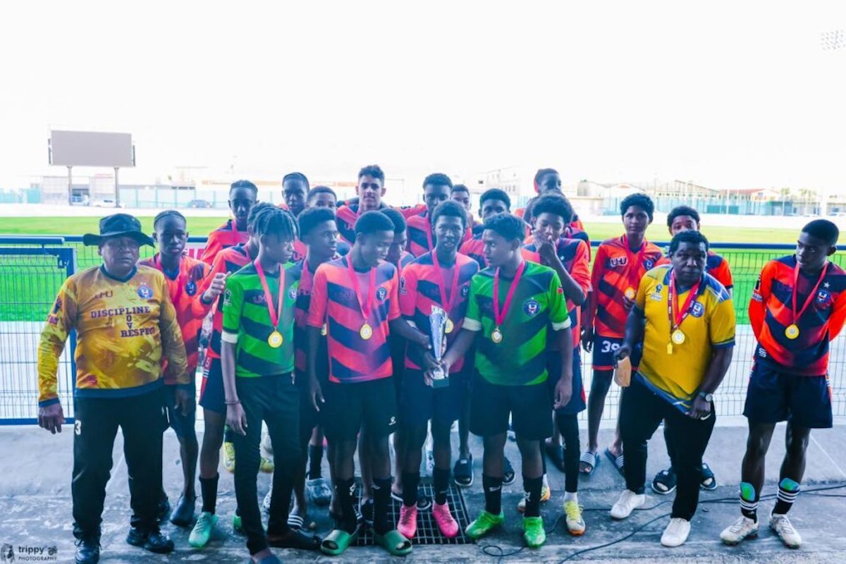 Union Hall United won the Shahdon Winchester Foundation under-15 tournament at Skinner Park, San Fernando on Saturday, January 11th 2025.